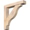 Ekena Millwork Funston Block Smooth Bracket w/ Offset Brace, Douglas Fir, 5 1/2"W x 30"D x 30"H BKT0604X30X30FST05SDF - alternate 1